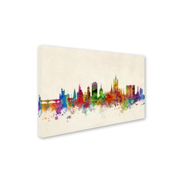 Michael Tompsett 'Aberdeen Scotland Skyline' Canvas Art,16x24